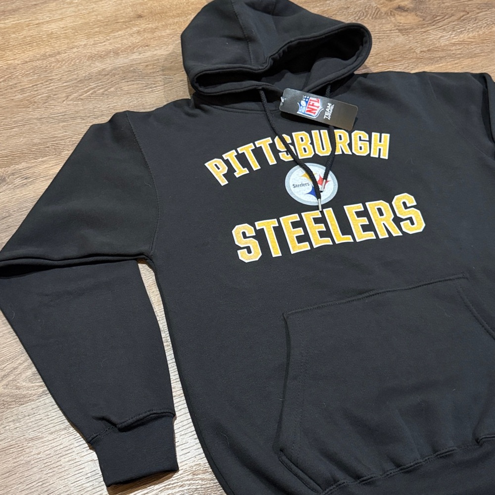 Fanatics NFL Pittsburgh Steelers Black Pullover Hoodie - Picture 4 of 7